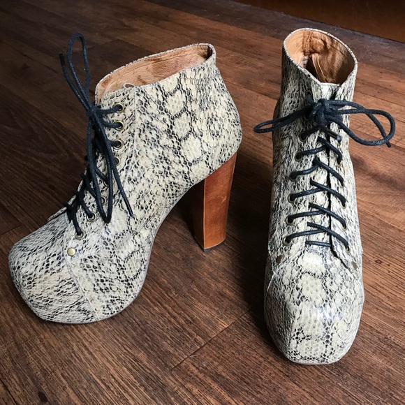 Jeffrey Campbell Shoes - Jeffrey Campbell Snakeskin Platforms Lita Ex